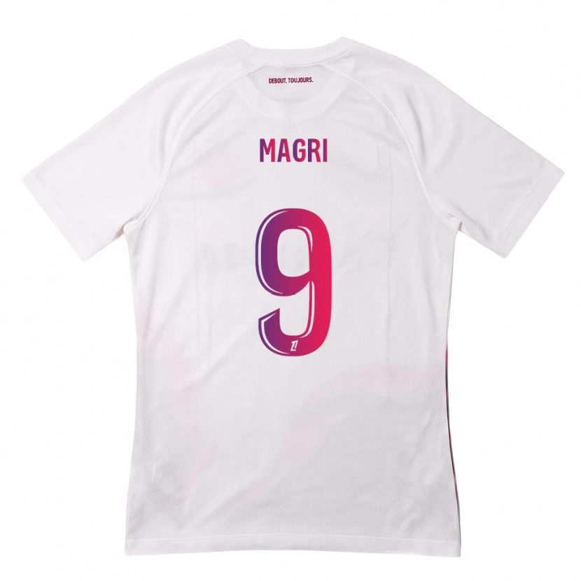 Danxen Dame Frank Magri #9 Hvit Rosa Lilla Bortetrøye Drakt Trøye 2026/27 Skjorter T-Skjorte