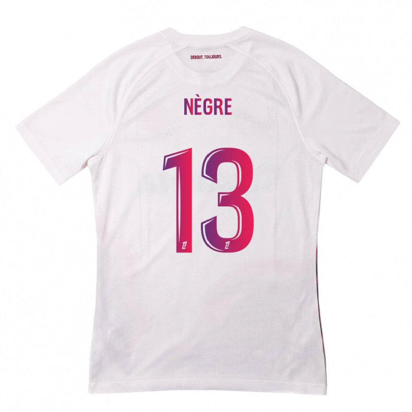 Danxen Dame Thibo Nègre #13 Hvit Rosa Lilla Bortetrøye Drakt Trøye 2026/27 Skjorter T-Skjorte