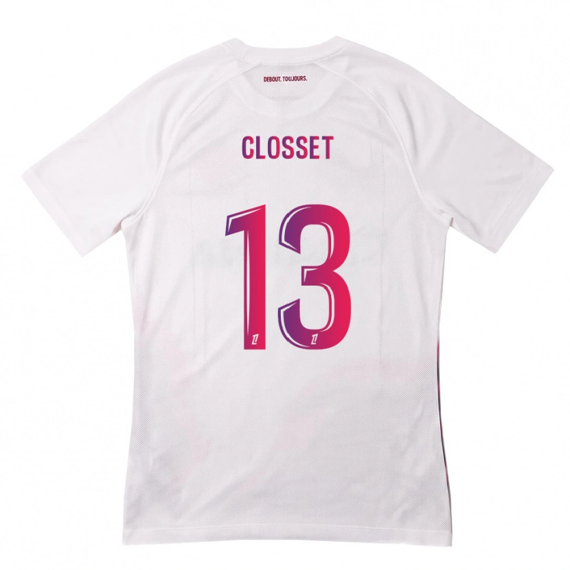 Danxen Dame Océane Closset #13 Hvit Rosa Lilla Bortetrøye Drakt Trøye 2026/27 Skjorter T-Skjorte