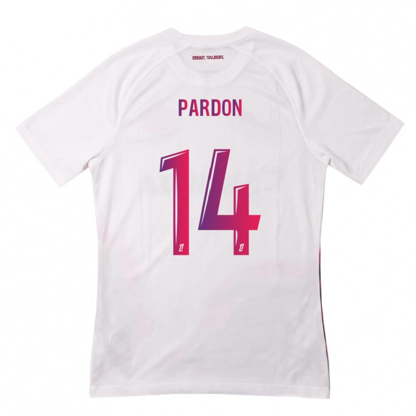 Danxen Dame Pauline Pardon #14 Hvit Rosa Lilla Bortetrøye Drakt Trøye 2026/27 Skjorter T-Skjorte