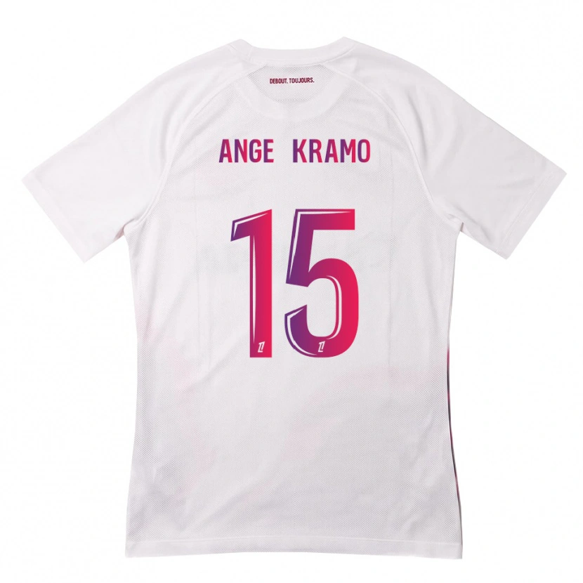 Danxen Dame Marie Ange Kramo #15 Hvit Rosa Lilla Bortetrøye Drakt Trøye 2026/27 Skjorter T-Skjorte