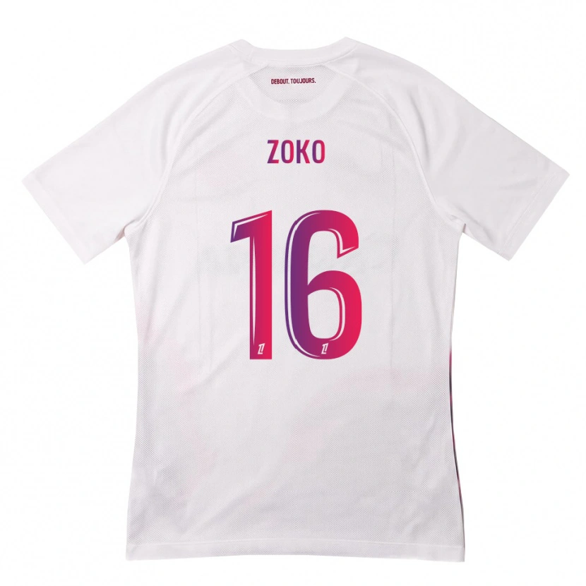 Danxen Dame Nathan Zoko #16 Hvit Rosa Lilla Bortetrøye Drakt Trøye 2026/27 Skjorter T-Skjorte