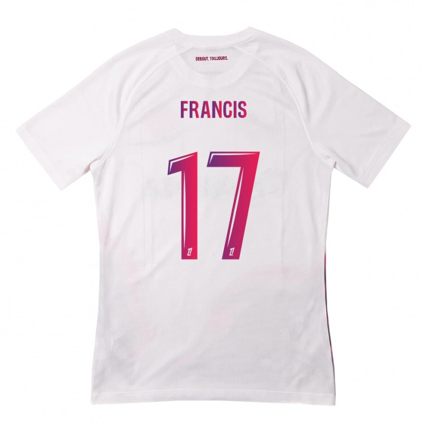 Danxen Dame Abu Francis #17 Hvit Rosa Lilla Bortetrøye Drakt Trøye 2026/27 Skjorter T-Skjorte