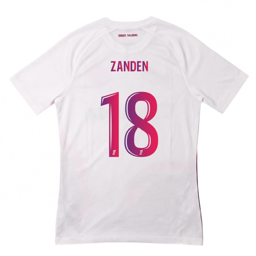 Danxen Dame Oliver Zandén #18 Hvit Rosa Lilla Bortetrøye Drakt Trøye 2026/27 Skjorter T-Skjorte