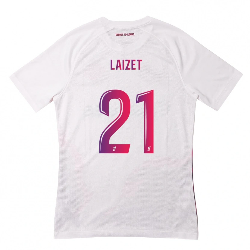 Danxen Dame Emma Laizet #21 Hvit Rosa Lilla Bortetrøye Drakt Trøye 2026/27 Skjorter T-Skjorte