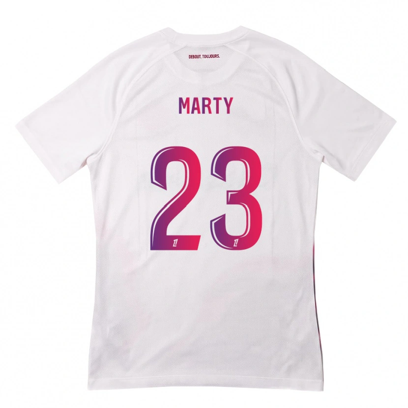 Danxen Dame Chloé Marty #23 Hvit Rosa Lilla Bortetrøye Drakt Trøye 2026/27 Skjorter T-Skjorte