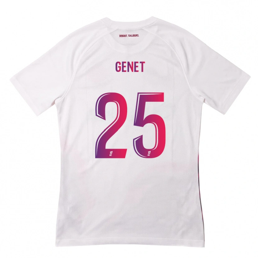 Danxen Dame Marine Genet #25 Hvit Rosa Lilla Bortetrøye Drakt Trøye 2026/27 Skjorter T-Skjorte
