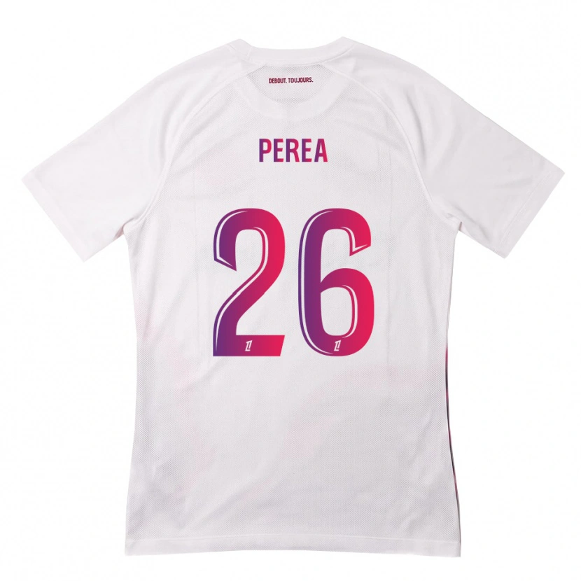 Danxen Dame Marine Perea #26 Hvit Rosa Lilla Bortetrøye Drakt Trøye 2026/27 Skjorter T-Skjorte