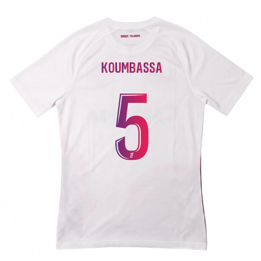 Danxen Dame Seny Koumbassa #5 Hvit Rosa Lilla Bortetrøye Drakt Trøye 2026/27 Skjorter T-Skjorte