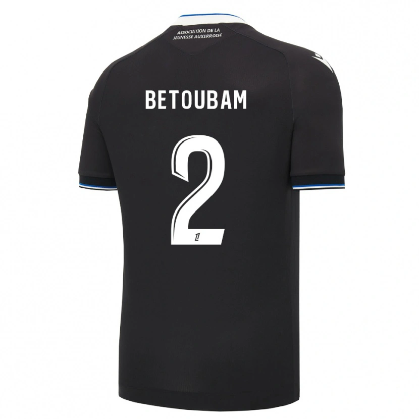 Danxen Dame Clément Betoubam #2 Svart Blå Hvit Bortetrøye Drakt Trøye 2026/27 Skjorter T-Skjorte
