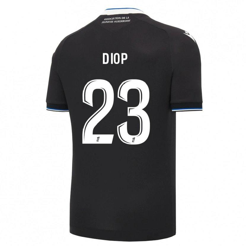 Danxen Dame Mamadou Diop #23 Svart Blå Hvit Bortetrøye Drakt Trøye 2026/27 Skjorter T-Skjorte