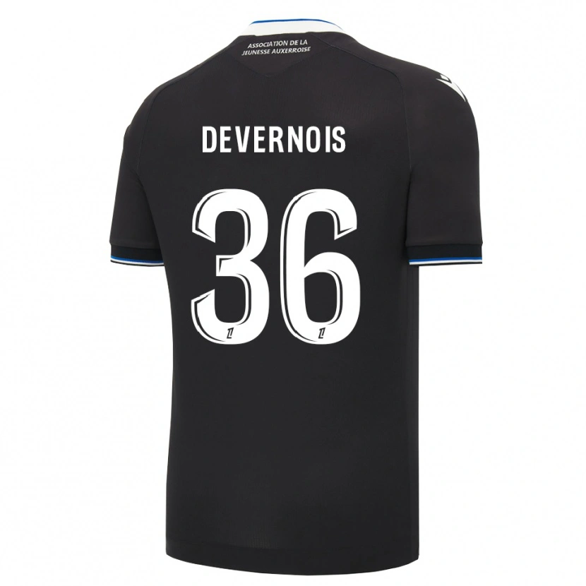 Danxen Dame Tidiane Devernois #36 Svart Blå Hvit Bortetrøye Drakt Trøye 2026/27 Skjorter T-Skjorte