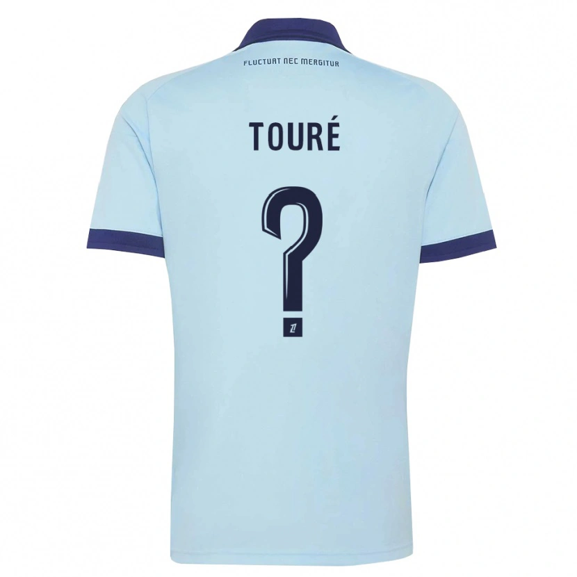 Danxen Dame Kaïs Touré #0 Kornblomstblå Svart Bortetrøye Drakt Trøye 2026/27 Skjorter T-Skjorte