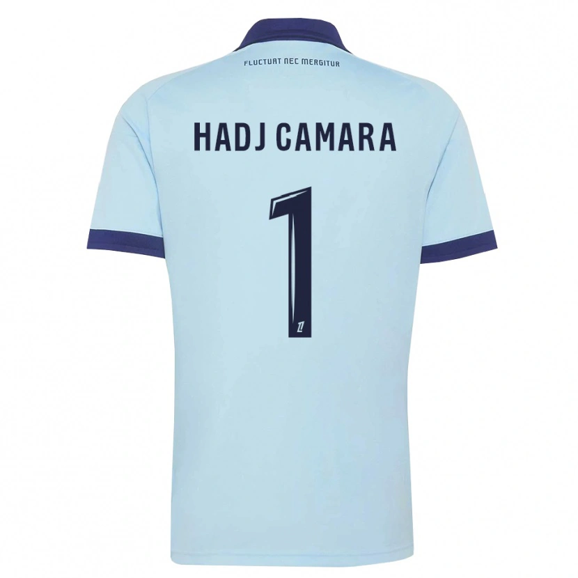 Danxen Dame El Hadj Camara #1 Kornblomstblå Svart Bortetrøye Drakt Trøye 2026/27 Skjorter T-Skjorte