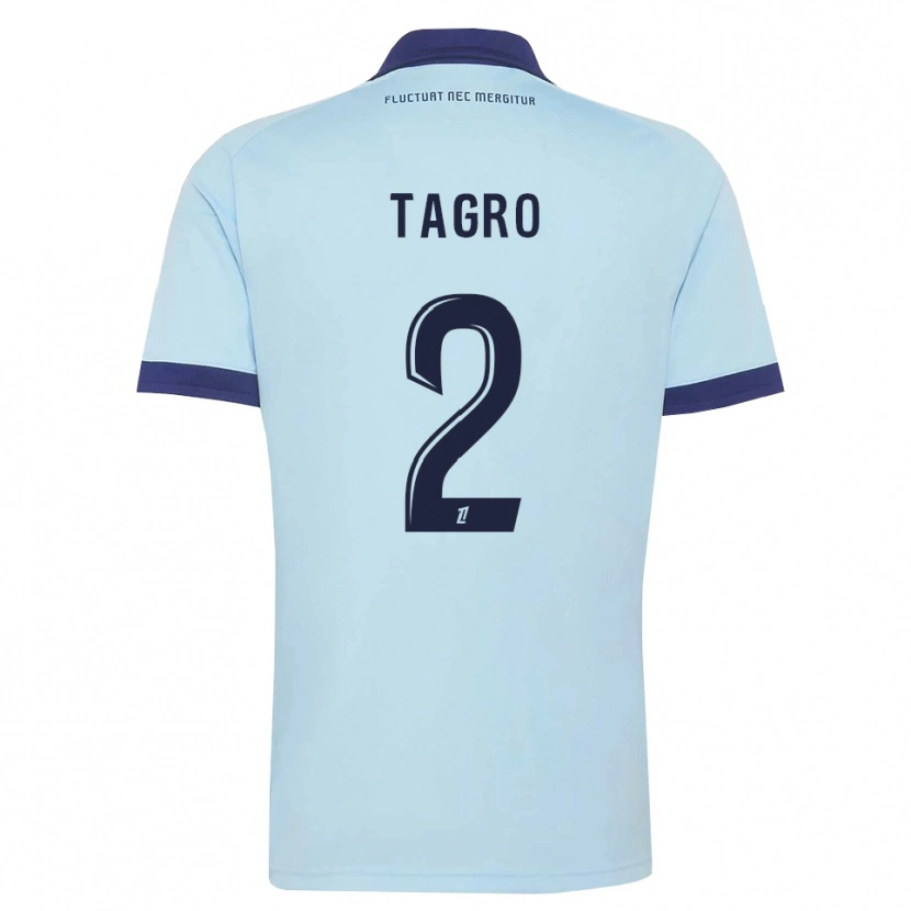 Danxen Dame Lucas Tagro #2 Kornblomstblå Svart Bortetrøye Drakt Trøye 2026/27 Skjorter T-Skjorte