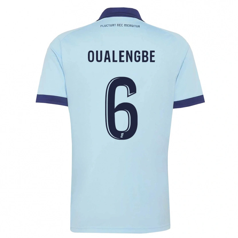 Danxen Dame Gabriel Oualengbe #6 Kornblomstblå Svart Bortetrøye Drakt Trøye 2026/27 Skjorter T-Skjorte