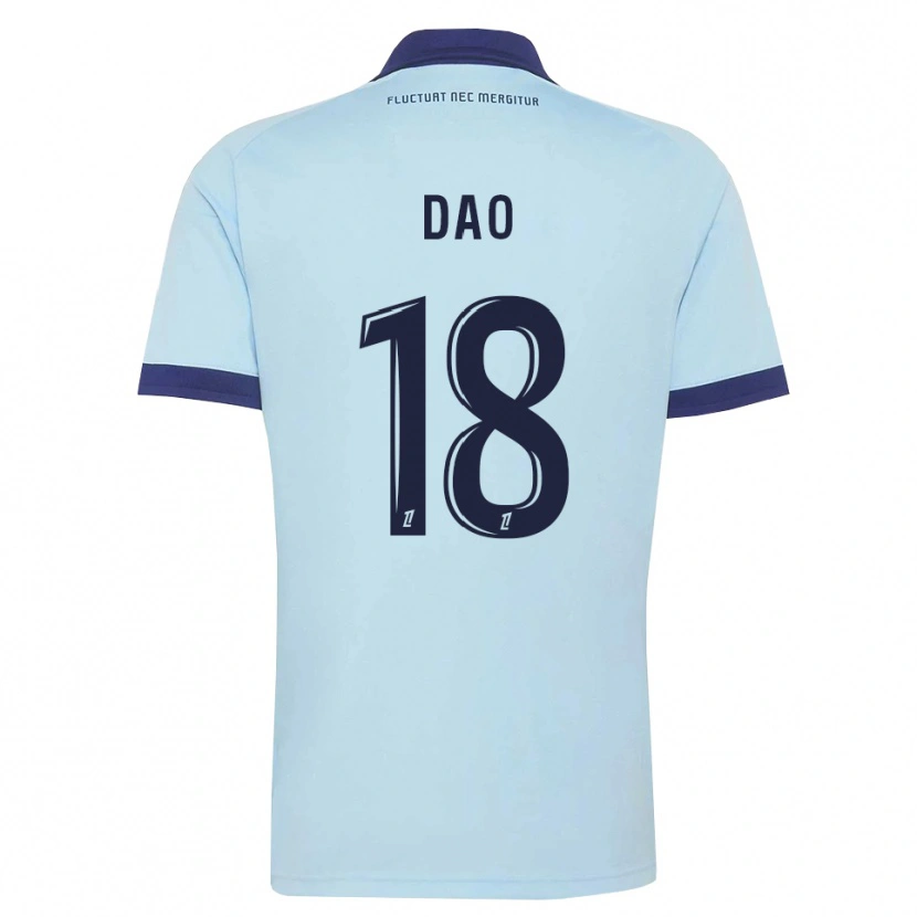 Danxen Dame Mohamed Dao #18 Kornblomstblå Svart Bortetrøye Drakt Trøye 2026/27 Skjorter T-Skjorte