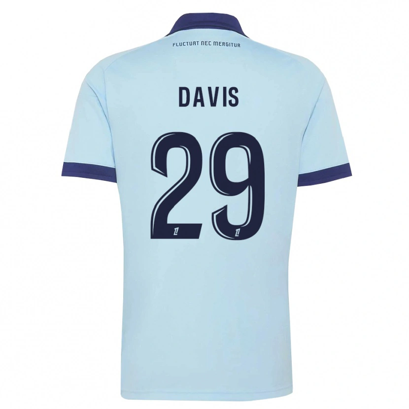 Danxen Dame Deja Davis #29 Kornblomstblå Svart Bortetrøye Drakt Trøye 2026/27 Skjorter T-Skjorte