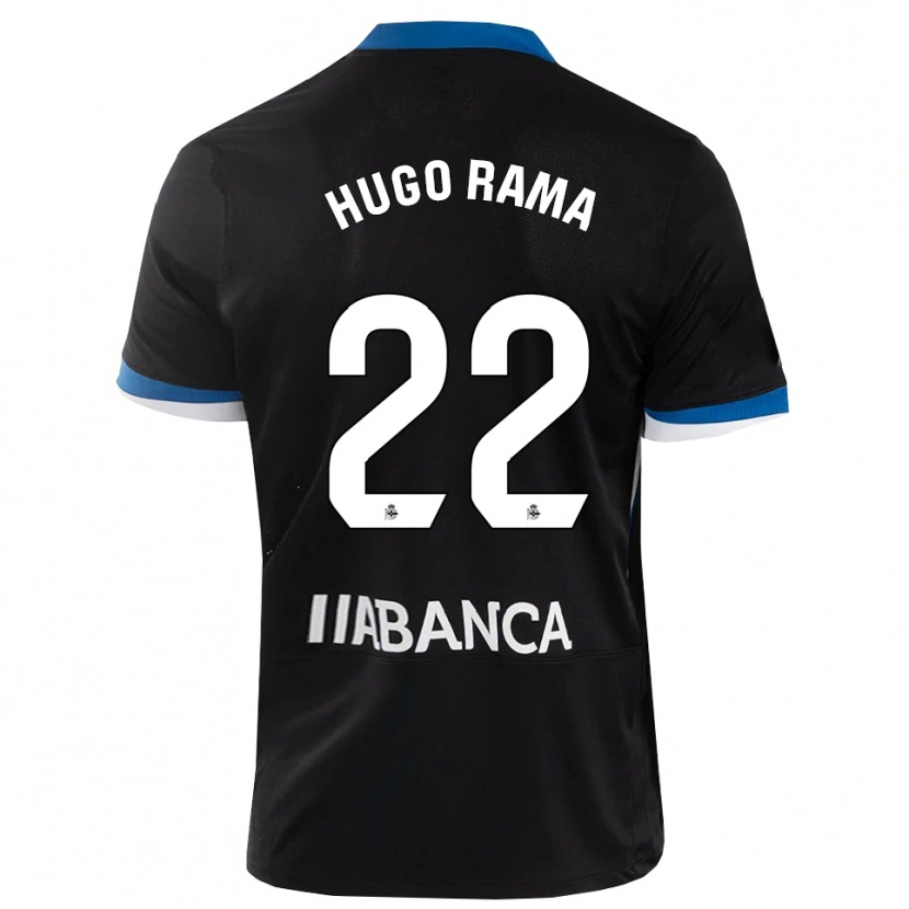 Danxen Dame Hugo Rama #22 Svart Blå Hvit Bortetrøye Drakt Trøye 2026/27 Skjorter T-Skjorte