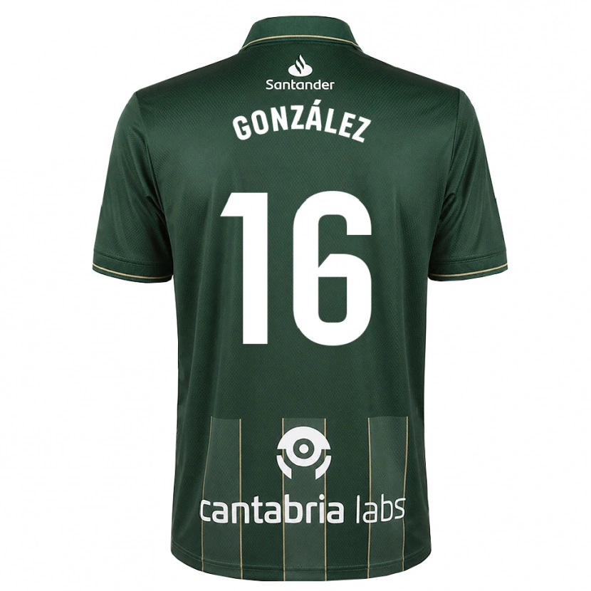 Danxen Dame Facundo González #16 Mørk Skifergrå Hvit Bortetrøye Drakt Trøye 2026/27 Skjorter T-Skjorte