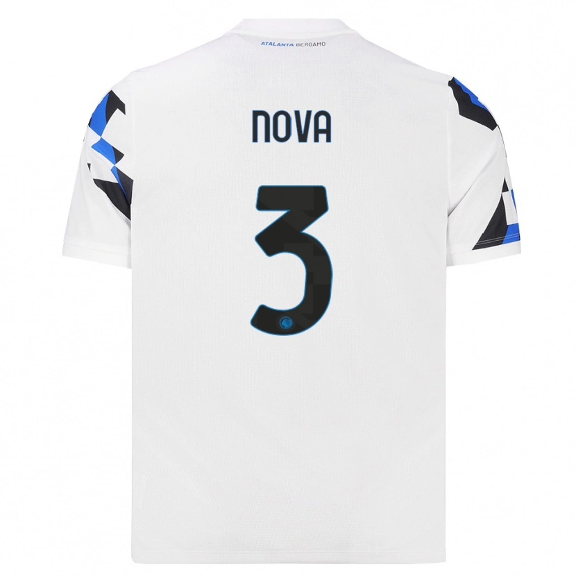 Danxen Dame Riccardo Nova #3 Hvit Rød Blå Bortetrøye Drakt Trøye 2026/27 Skjorter T-Skjorte