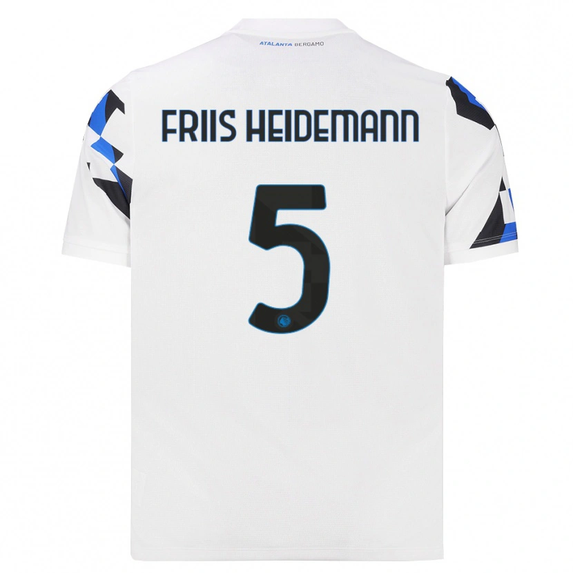 Danxen Dame Lukas Friis Heidemann #5 Hvit Rød Blå Bortetrøye Drakt Trøye 2026/27 Skjorter T-Skjorte