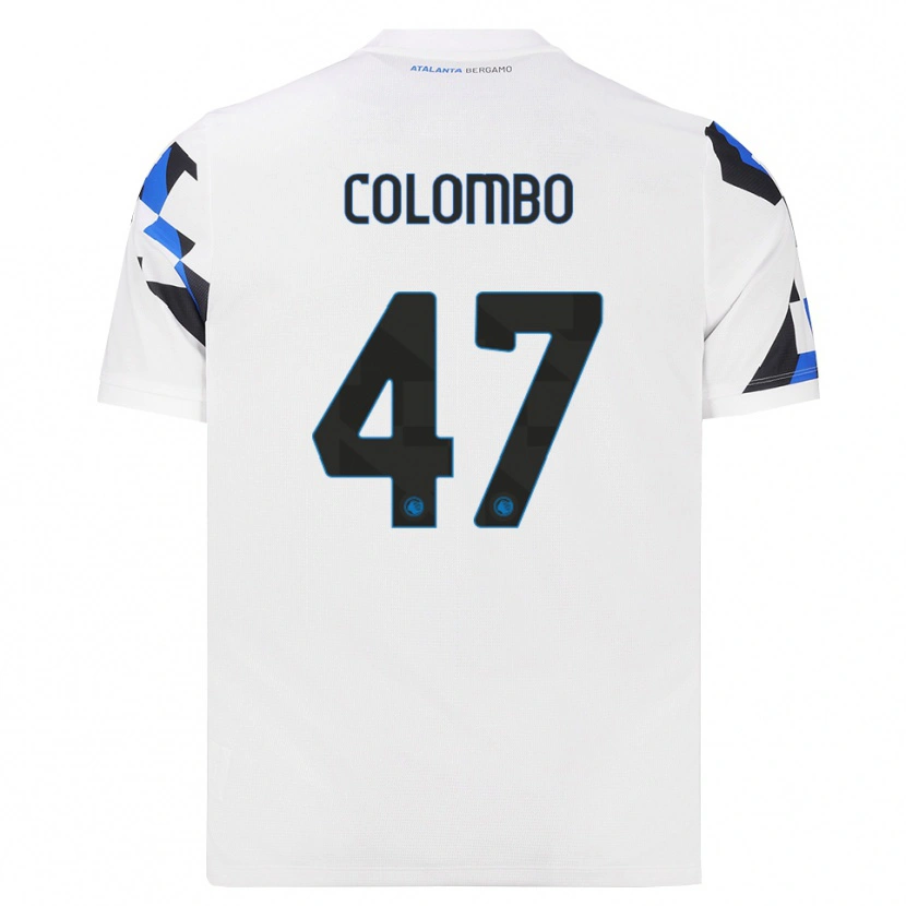Danxen Dame Matteo Colombo #47 Hvit Rød Blå Bortetrøye Drakt Trøye 2026/27 Skjorter T-Skjorte