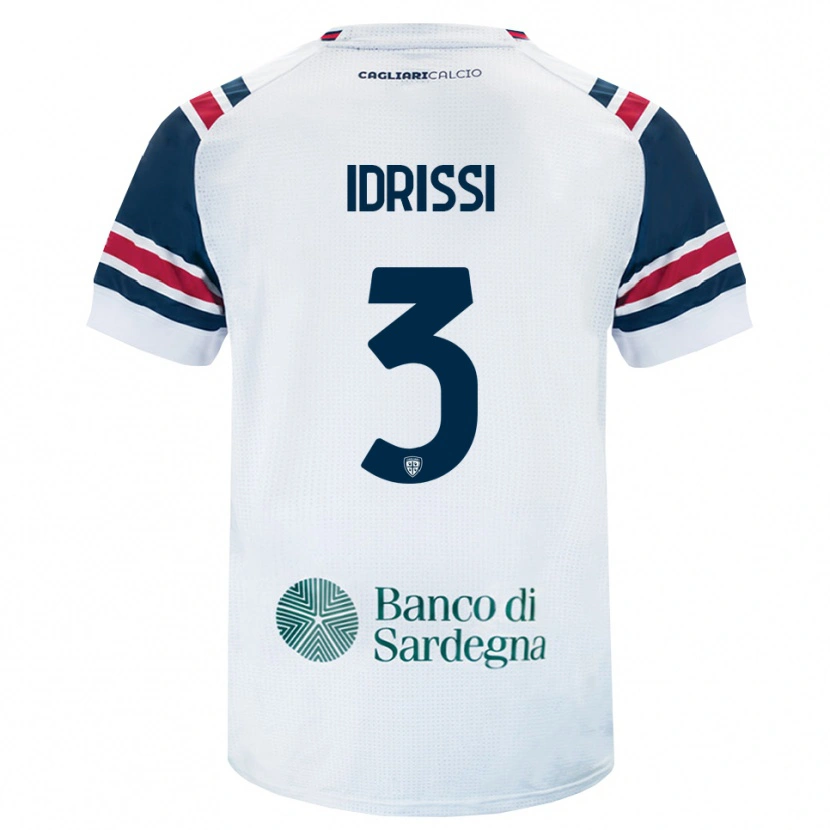 Danxen Dame Riyad Idrissi #3 Hvit Rød Grønn Bortetrøye Drakt Trøye 2026/27 Skjorter T-Skjorte