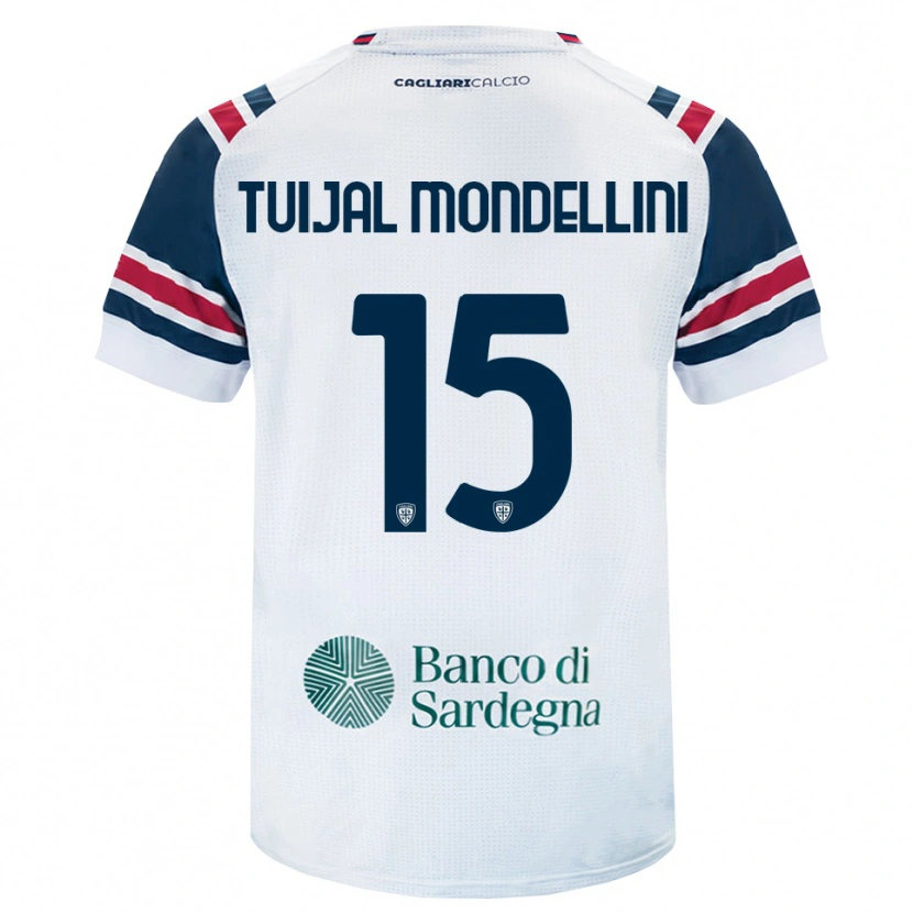 Danxen Dame Luca Tuijai Mondellini #15 Hvit Rød Grønn Bortetrøye Drakt Trøye 2026/27 Skjorter T-Skjorte
