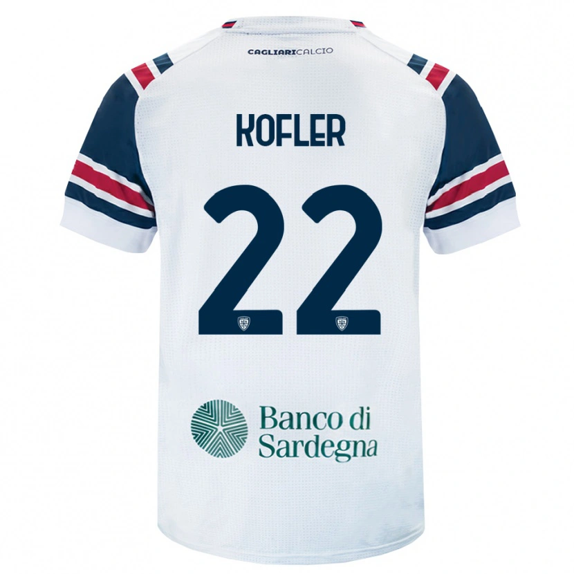 Danxen Dame Raphael Kofler #22 Hvit Rød Grønn Bortetrøye Drakt Trøye 2026/27 Skjorter T-Skjorte