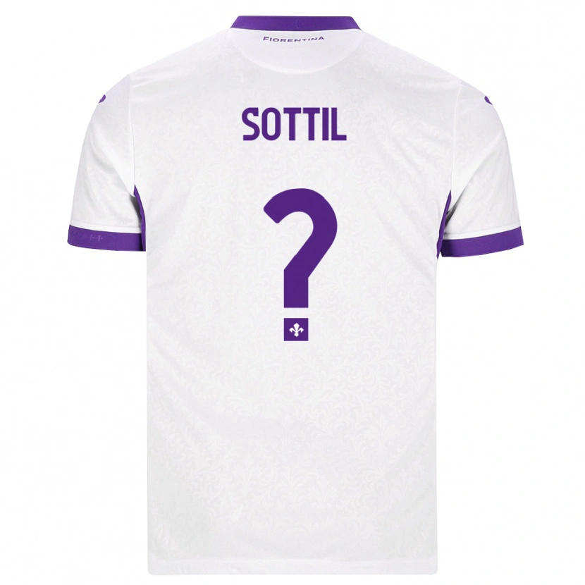 Danxen Dame Riccardo Sottil #0 Hvit Lilla Bortetrøye Drakt Trøye 2026/27 Skjorter T-Skjorte