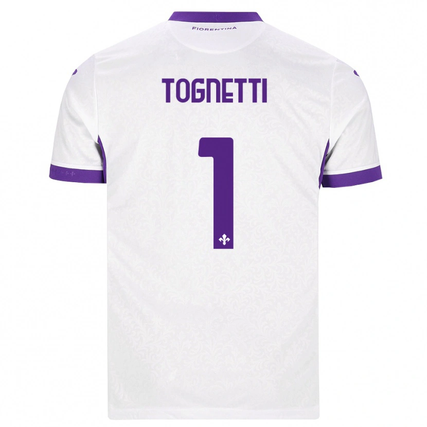 Danxen Dame Laerte Tognetti #1 Hvit Lilla Bortetrøye Drakt Trøye 2026/27 Skjorter T-Skjorte