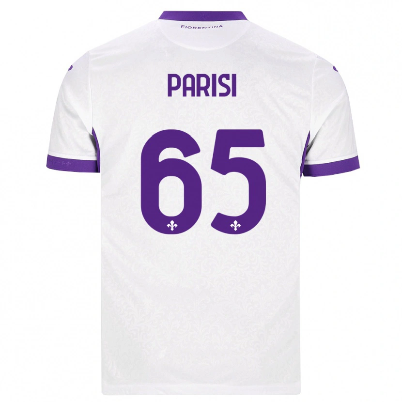 Danxen Dame Fabiano Parisi #65 Hvit Lilla Bortetrøye Drakt Trøye 2026/27 Skjorter T-Skjorte