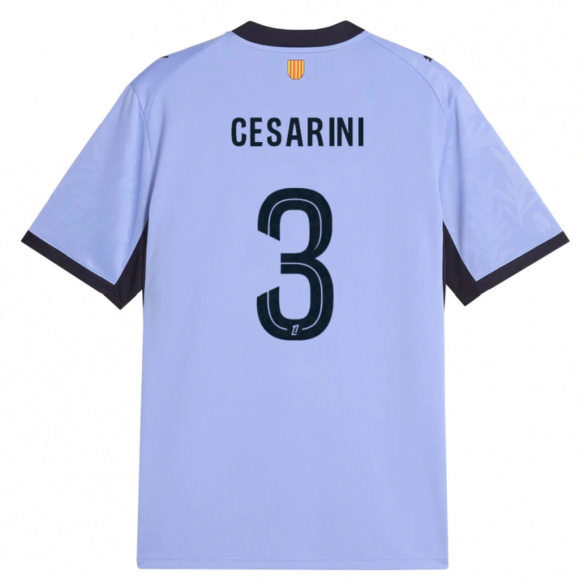 Danxen Dame Gaëtan Cesarini #3 Lavendel Svart Tredje Sett Drakt Trøye 2026/27 Skjorter T-Skjorte