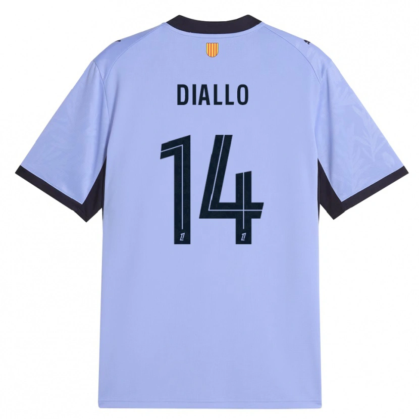 Danxen Dame Eliès Diallo #14 Lavendel Svart Tredje Sett Drakt Trøye 2026/27 Skjorter T-Skjorte