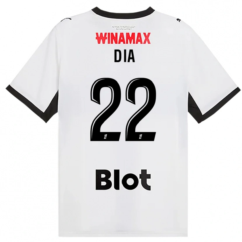 Danxen Dame Boulaye Dia #22 Svart Hvit Rød Bortetrøye Drakt Trøye 2026/27 Skjorter T-Skjorte