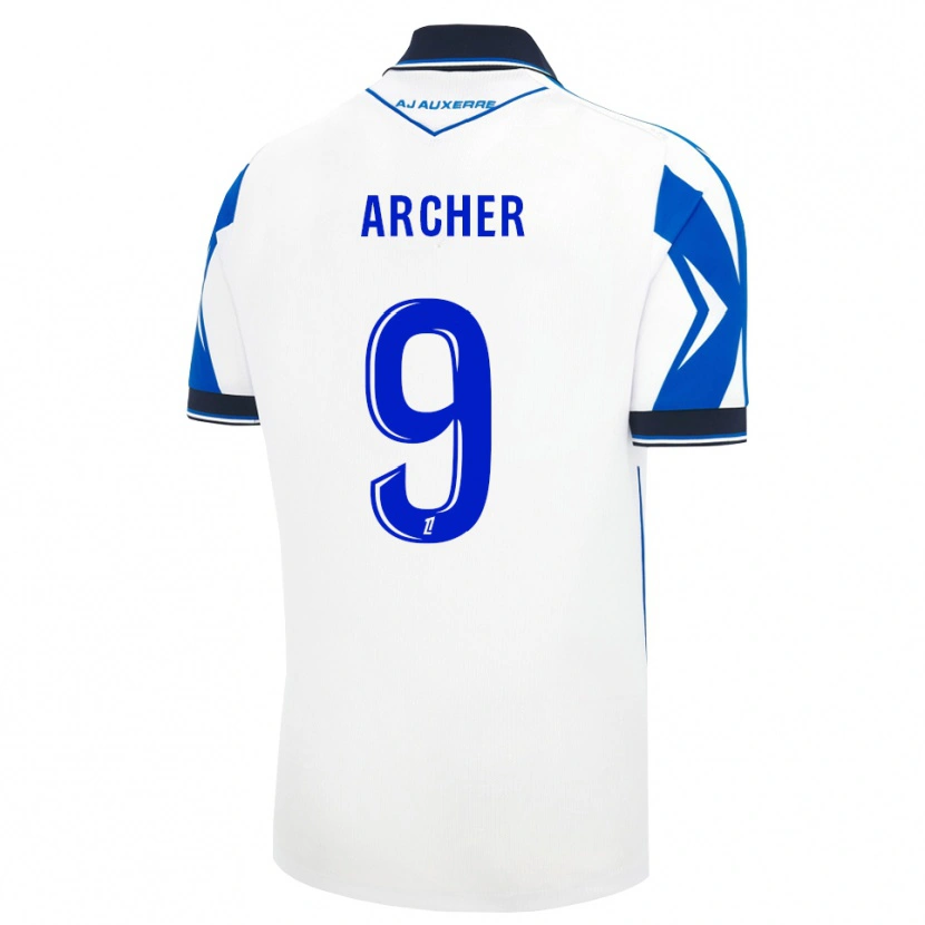Danxen Dame Cameron Archer #9 Svart Hvit Blå Hjemmetrøye Drakt Trøye 2026/27 Skjorter T-Skjorte