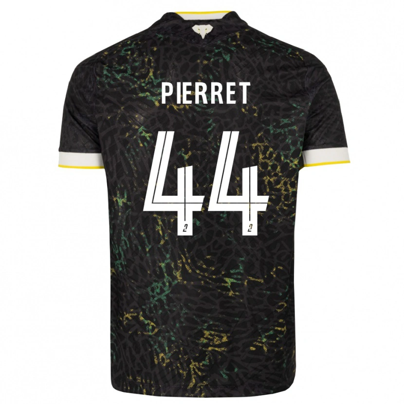 Danxen Dame Balthazar Pierret #44 Svart Hvit Gul Bortetrøye Drakt Trøye 2026/27 Skjorter T-Skjorte