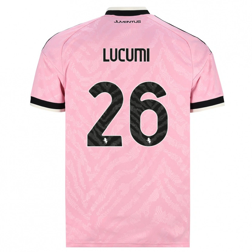 Danxen Barn Jhon Lucumí #26 Rosa Svart Bortetrøye Drakt Trøye 2026/27 Skjorter T-Skjorte