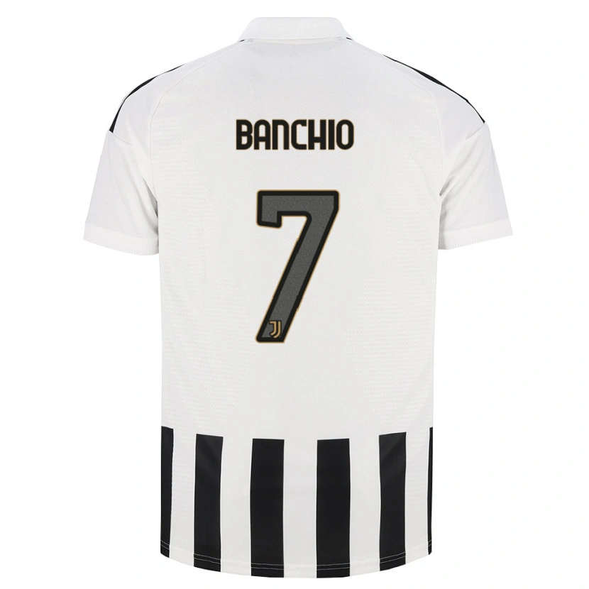 Danxen Barn Gianluca Banchio #7 Svart Hvit Brun Hjemmetrøye Drakt Trøye 2026/27 Skjorter T-Skjorte