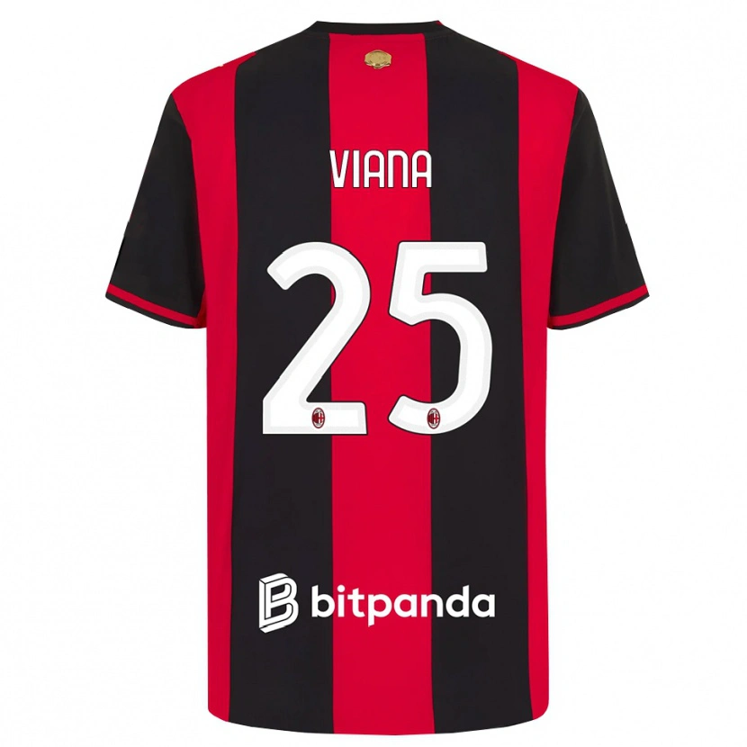 Danxen Barn Viana Seedorf #25 Rød Svart Hvit Hjemmetrøye Drakt Trøye 2026/27 Skjorter T-Skjorte