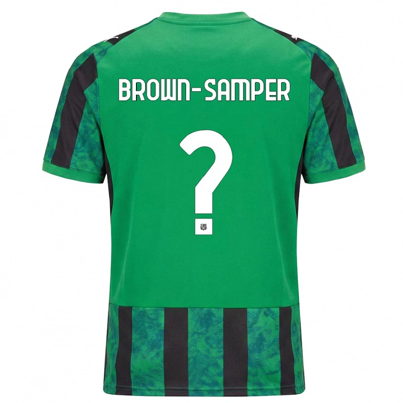 Danxen Barn Isaac Brown-Samper #0 Grønn Svart Hvit Hjemmetrøye Drakt Trøye 2026/27 Skjorter T-Skjorte