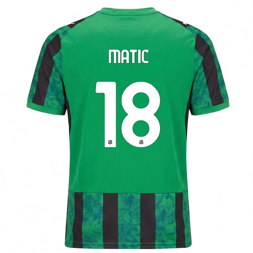 Danxen Barn Nemanja Matić #18 Grønn Svart Hvit Hjemmetrøye Drakt Trøye 2026/27 Skjorter T-Skjorte