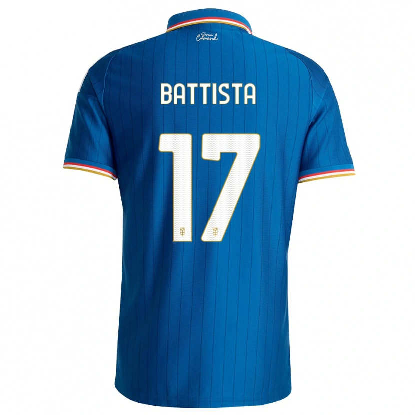 Danxen Barn Riccardo Battista #17 Blå Hvit Rød Hjemmetrøye Drakt Trøye 2026/27 Skjorter T-Skjorte