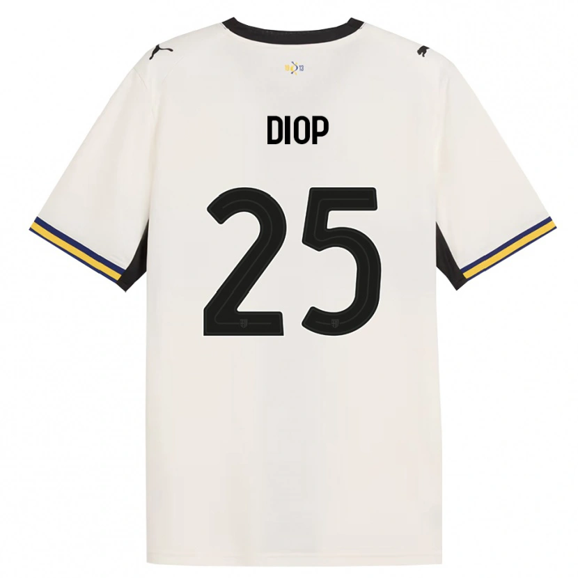 Danxen Barn Doro Diop #25 Off-White Svart Gul Hjemmetrøye Drakt Trøye 2026/27 Skjorter T-Skjorte