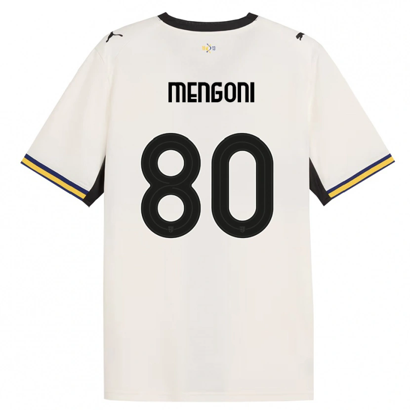 Danxen Barn Filippo Mengoni #80 Off-White Svart Gul Hjemmetrøye Drakt Trøye 2026/27 Skjorter T-Skjorte