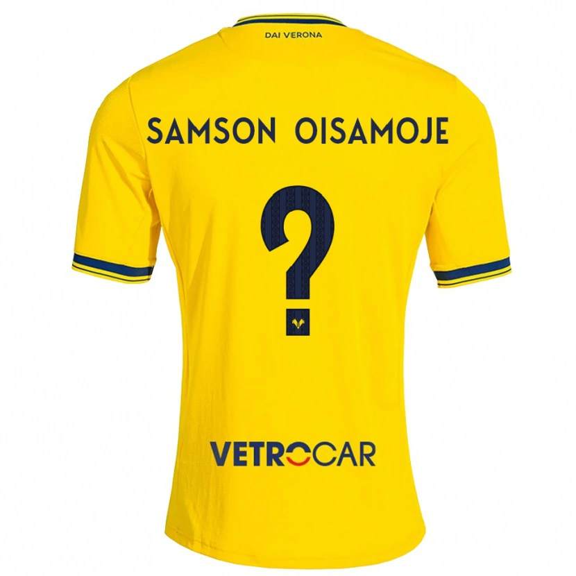 Danxen Barn Junior Samson Oisamoje #0 Gul Rød Bortetrøye Drakt Trøye 2026/27 Skjorter T-Skjorte