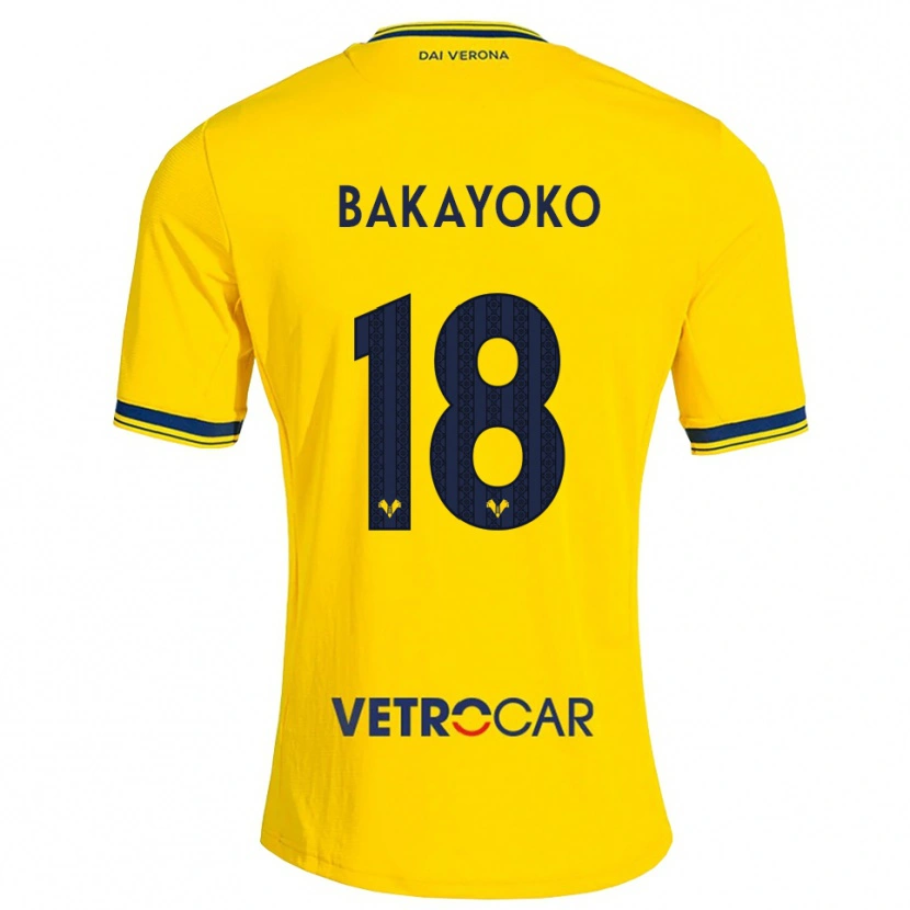Danxen Barn Dramane Bayoko #18 Gul Rød Bortetrøye Drakt Trøye 2026/27 Skjorter T-Skjorte