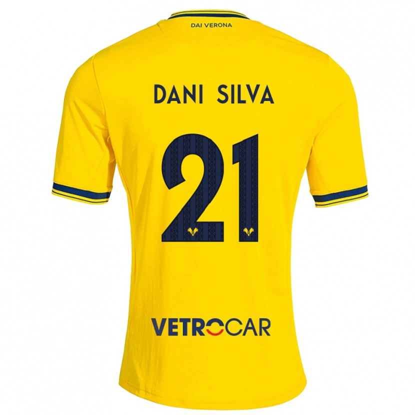 Danxen Barn Dani Silva #21 Gul Rød Bortetrøye Drakt Trøye 2026/27 Skjorter T-Skjorte