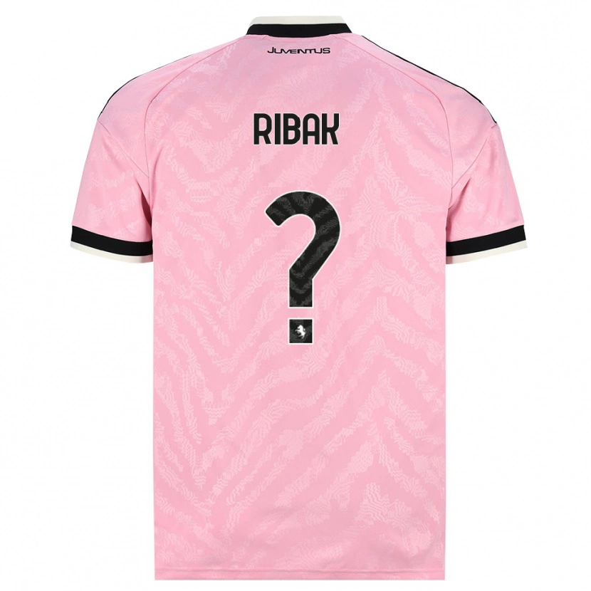 Danxen Barn Yoav Ribak #0 Rosa Svart Bortetrøye Drakt Trøye 2026/27 Skjorter T-Skjorte